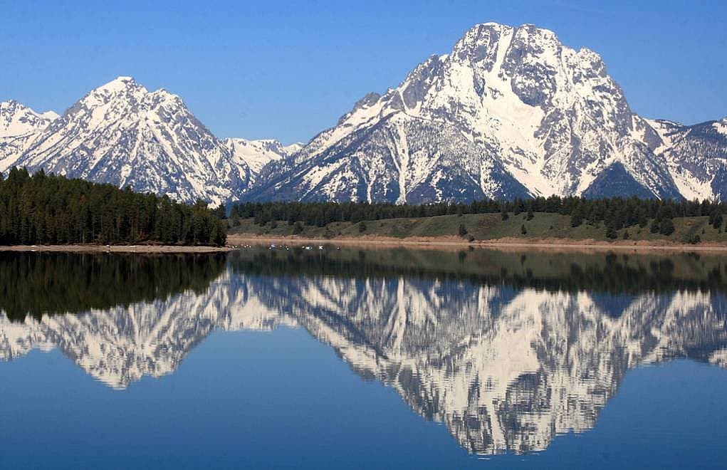 6. Grand Teton National Parkı keşfedin.