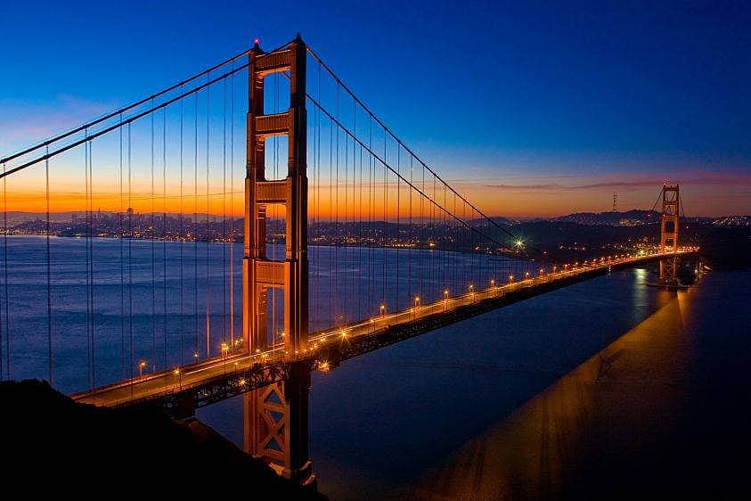 9. Golden Gate Bridge, California