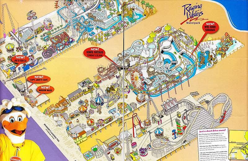 1. Hem su parkı hem de eğlence parkı bulunur.