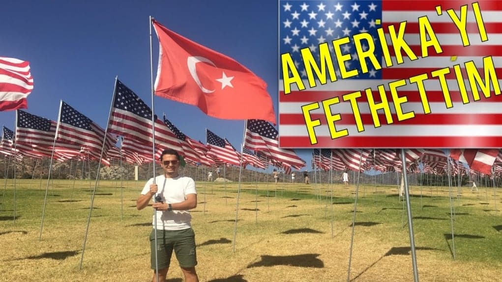 Amerika'ya Türk Bayrağını Diktim | Arabaya Servis Burger | Los Angeles