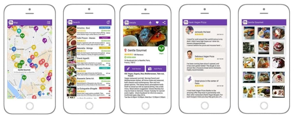 5. HappyCow ile vegan restoranları keşfedin.