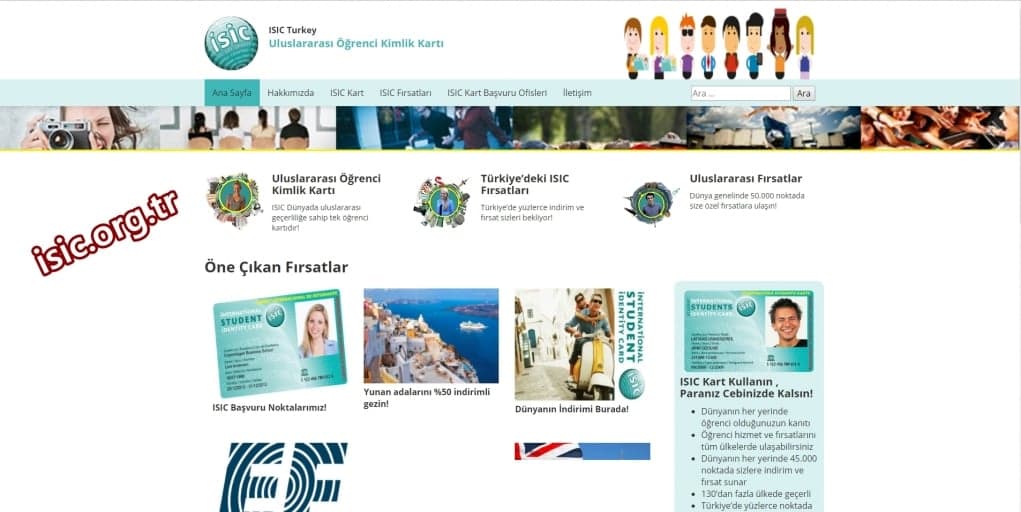 4. Erasmus'a gitmeden ISIC kartı çıkarın.