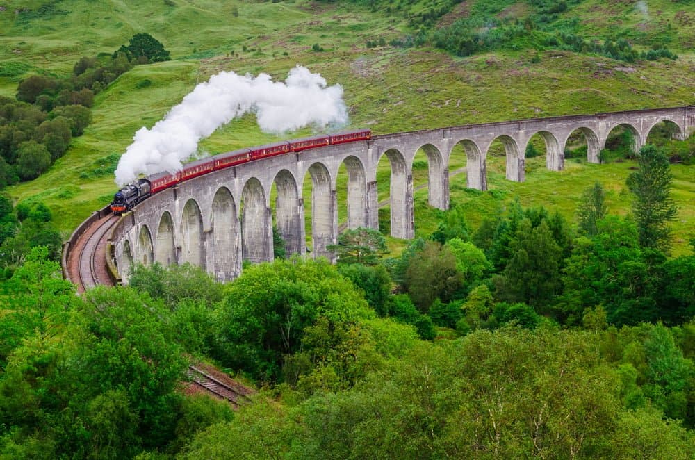 19. Glenfinnan Viyadüğü, İskoçya
