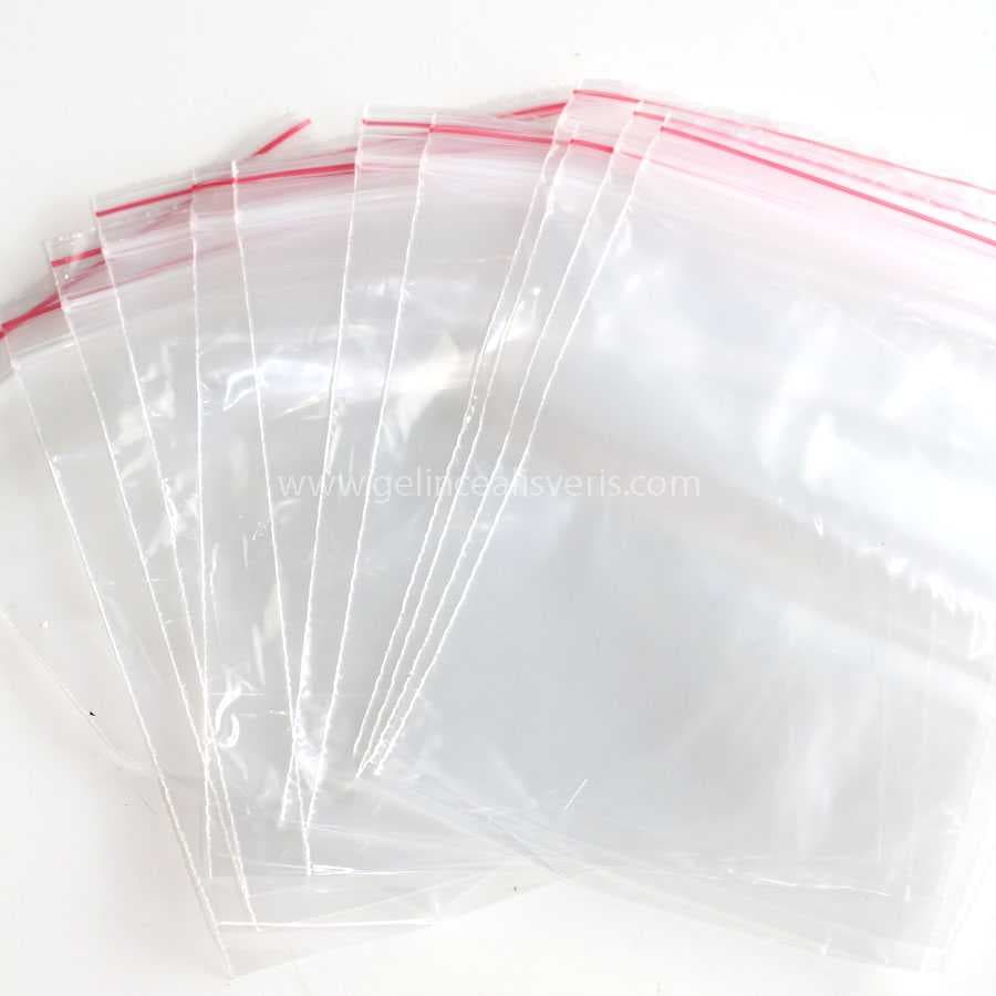 5. Kilitli plastik poşetler işinizi kolaylaştırır.