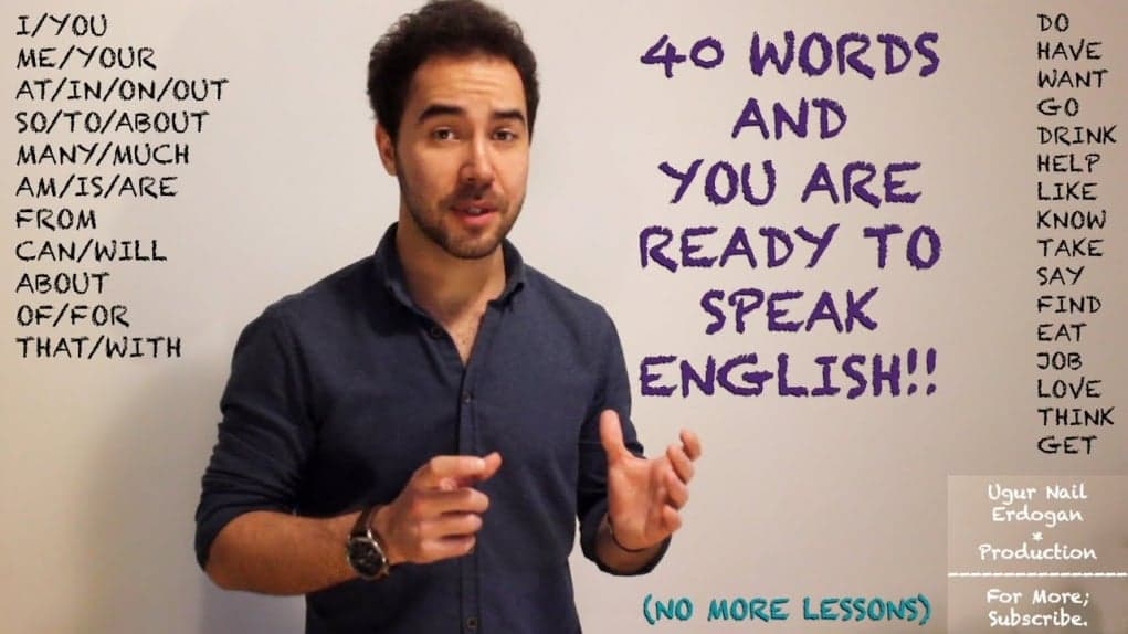 Sadece 40 Kelime Bilerek İngilizce Konuşabilirsiniz!