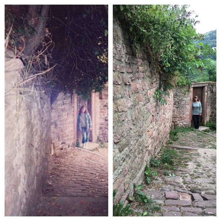 6. Fotoğrafların arkasına küçük notlar almış.