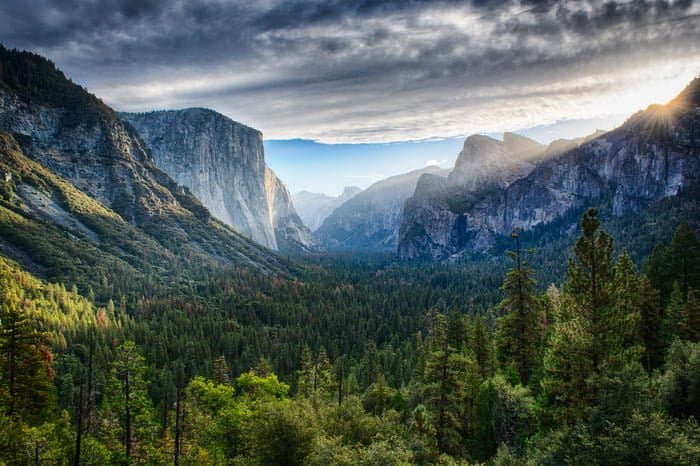 15. Tunnel View - Kaliforniya