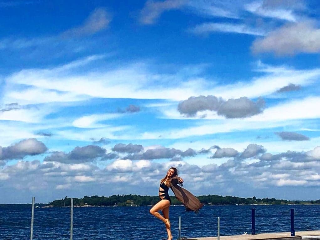 13. Ontario Gölü ve göldeki ilk yüzme deneyimim.