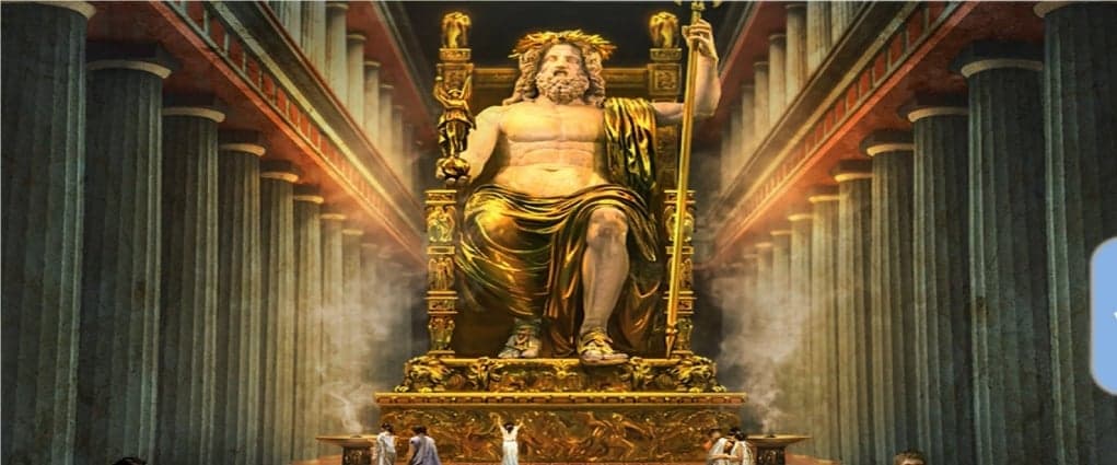 3. Zeus Heykeli (M.Ö. 456 – Olympia, Yunanistan)