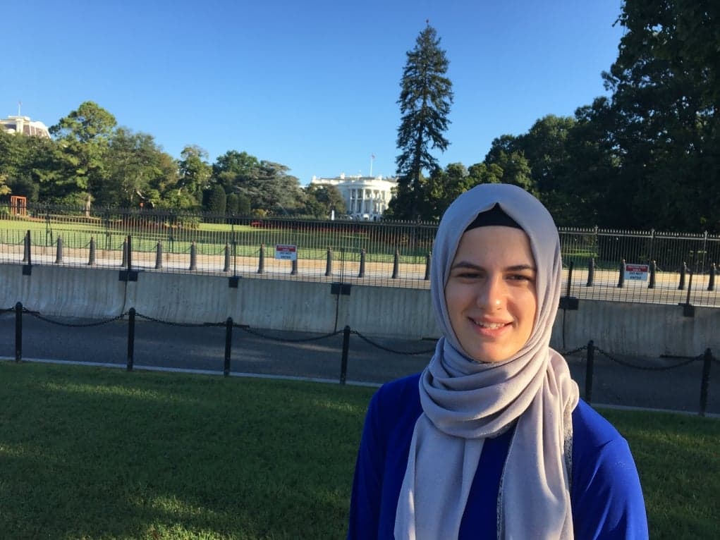 9. Veeee Washington DC'ye Beyaz Saray'la başladık.