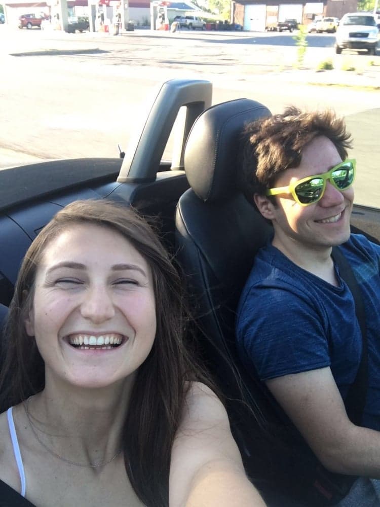 10. Work döneminde araba kiralayarak travel yaptık.