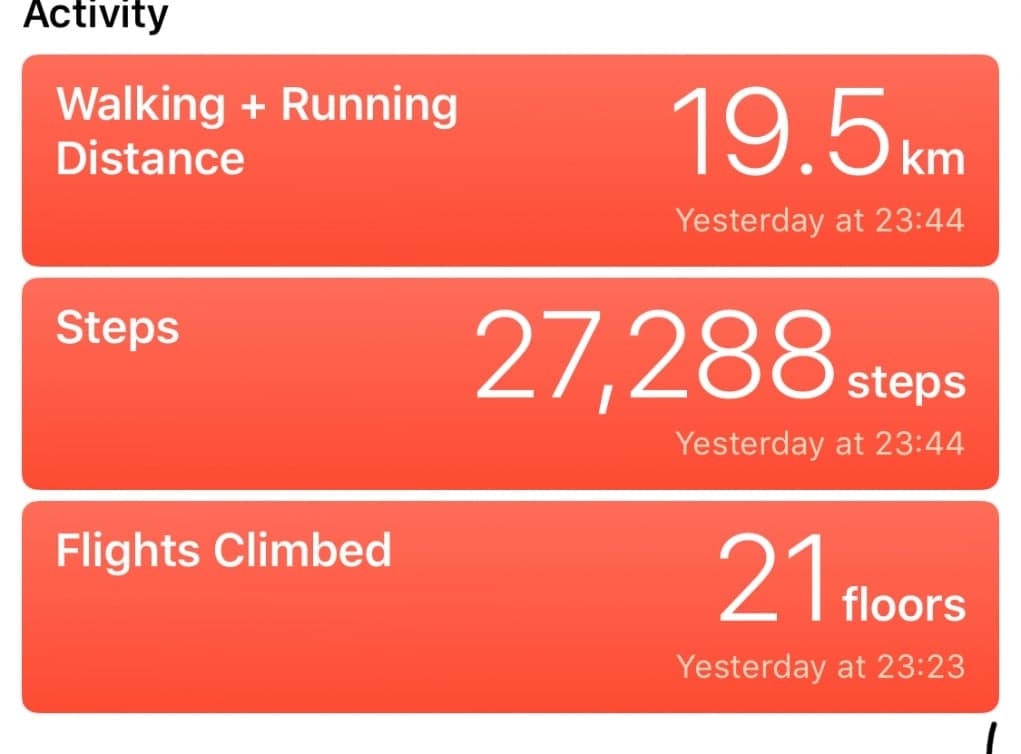 6. Bol bol yürüyün.