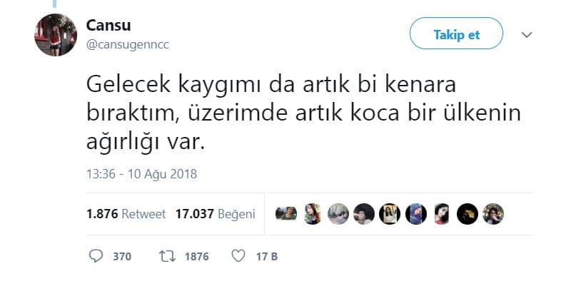 18. Bütün ülkenin yükü...