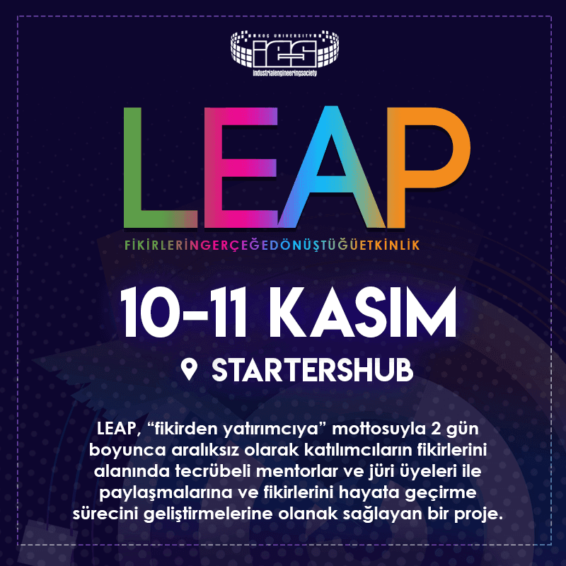 Koç Üniversitesi Girişimcilik Yarışması LEAP Başlıyor!