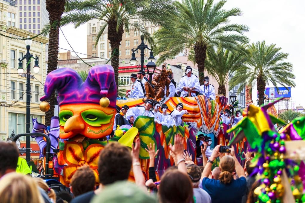 2. Mardi Gras (New Orleans, Louisiana) 