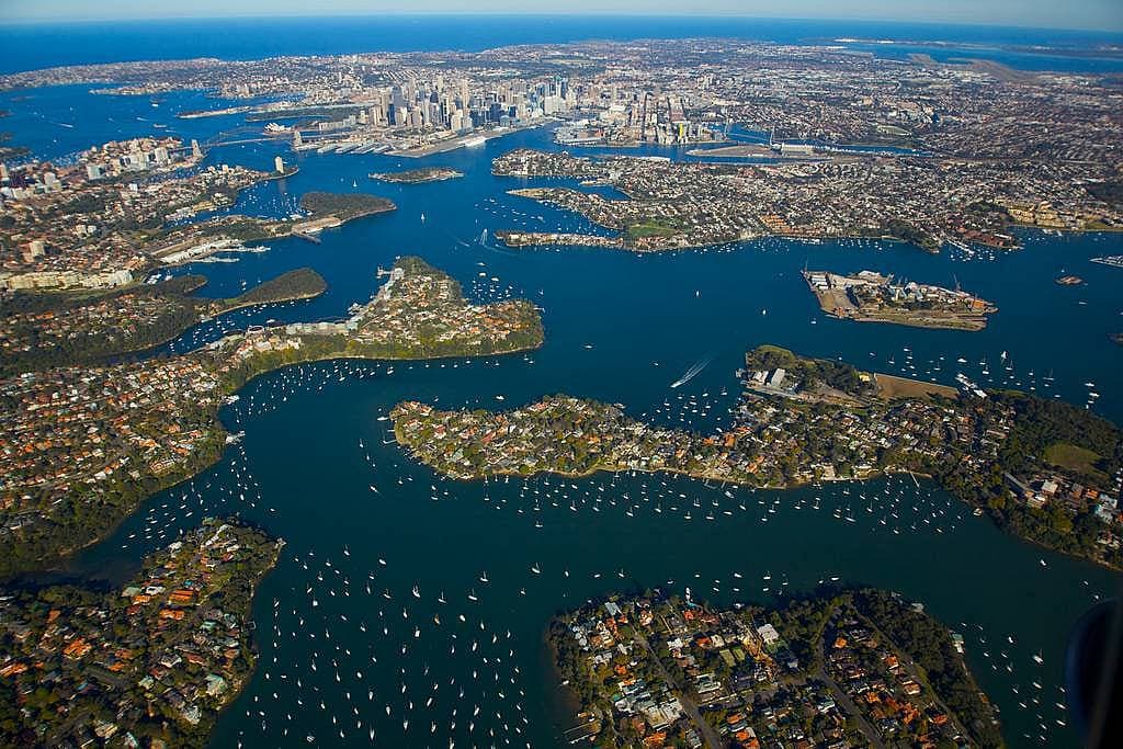 6. Sidney’i gökyüzünden görün.