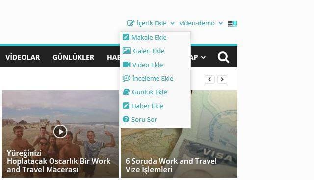 1. Yeni İçerik eklemek için ilk adım, EDUMAG'a giriş yapın!