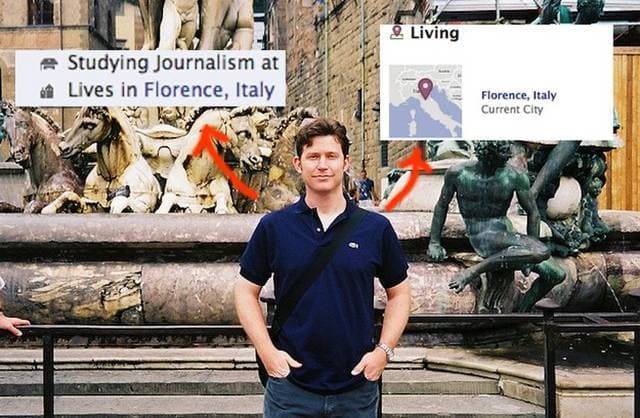 1. Gider gitmez Facebook'tan yaptığınız ''yaşadığı şehir'' ve ''eğitim aldığı okul'' güncellemesi yapmanız