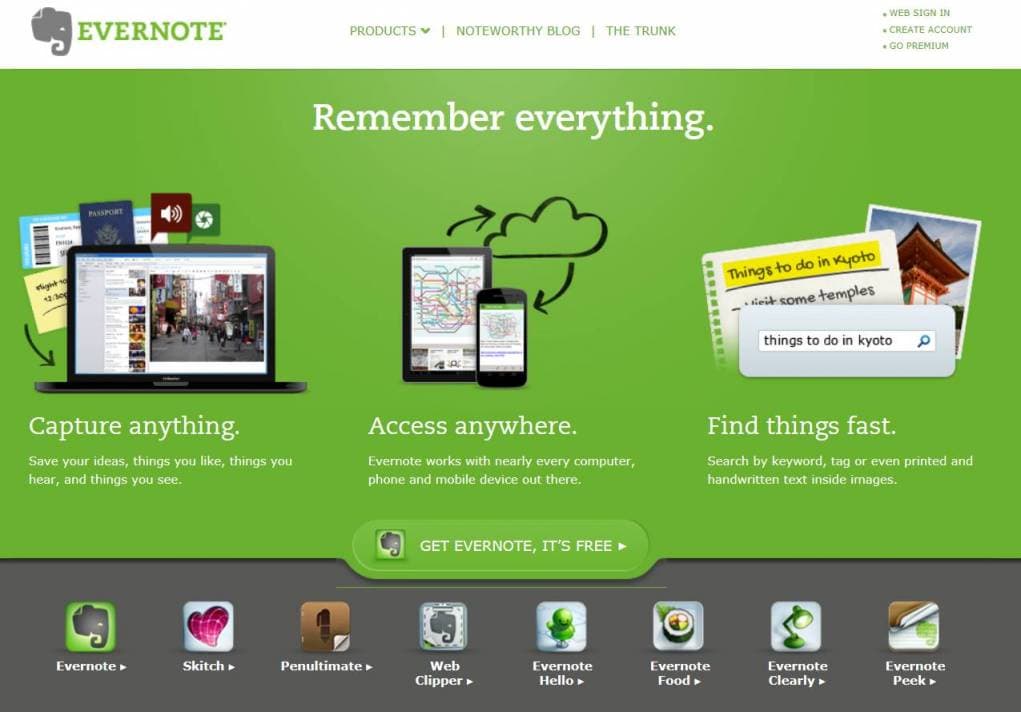 3. Evernote