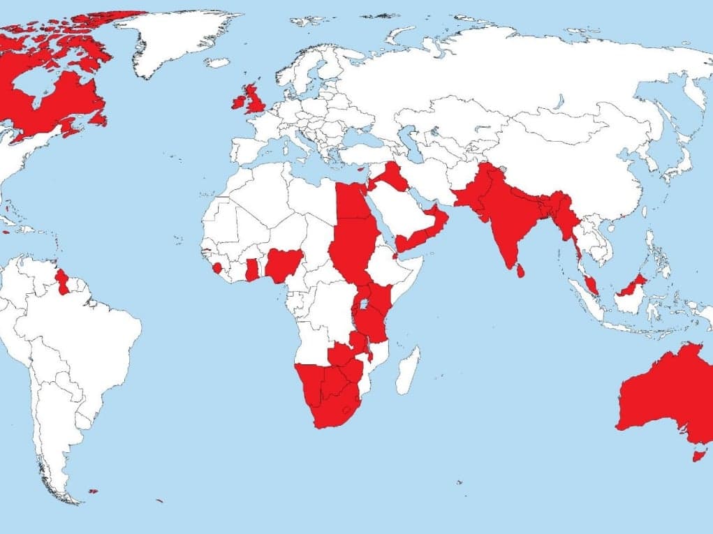 18. Britanya İmparatorluğu'nun büyüklüğü en güçlü döneminde Afrika Kıtası'ndan daha fazlaydı.
