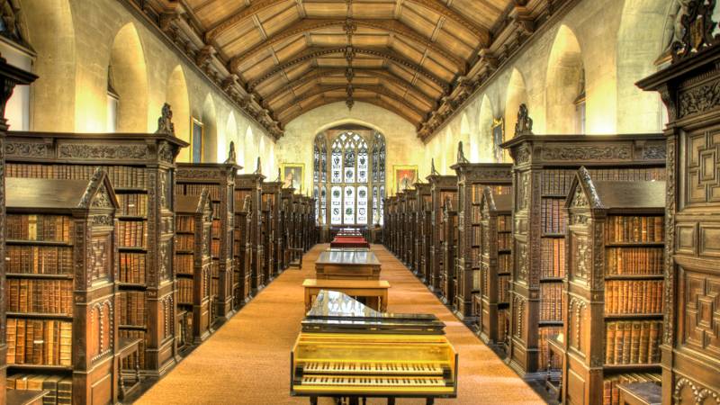 1. St. John’s College Old Library, University of Cambridge (Cambridge)