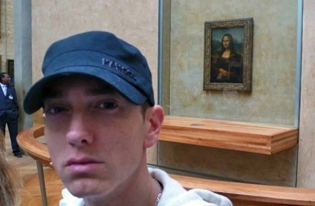 16. Mona Lisa'yla selfie..