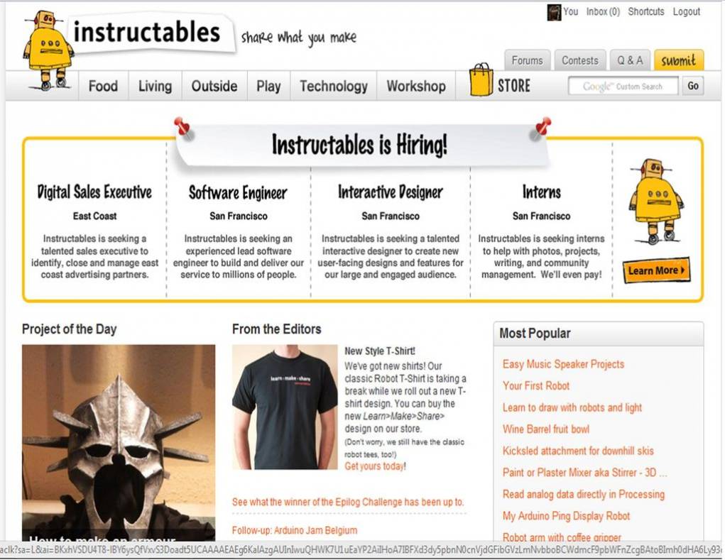 9. Instructables
