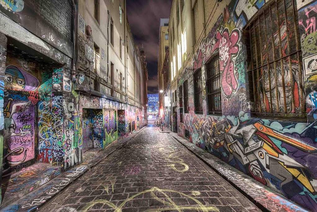 6. Hosier Lane - Melbourne, Avustralya