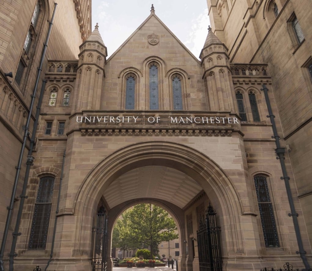 5. Dünyanın en iyi 29. üniversitesi : The University of Manchester