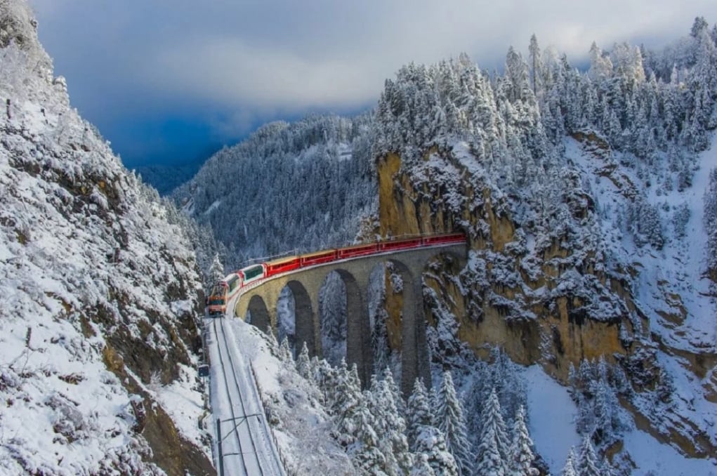 7. Glacier Express - İsviçre