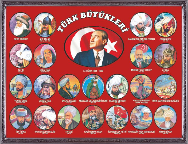 7. Mustafa Kemal Atatürk, Kanuni Sultan Süleyman gibi Türk tarihinde önemli olan kişileri tanıtın.