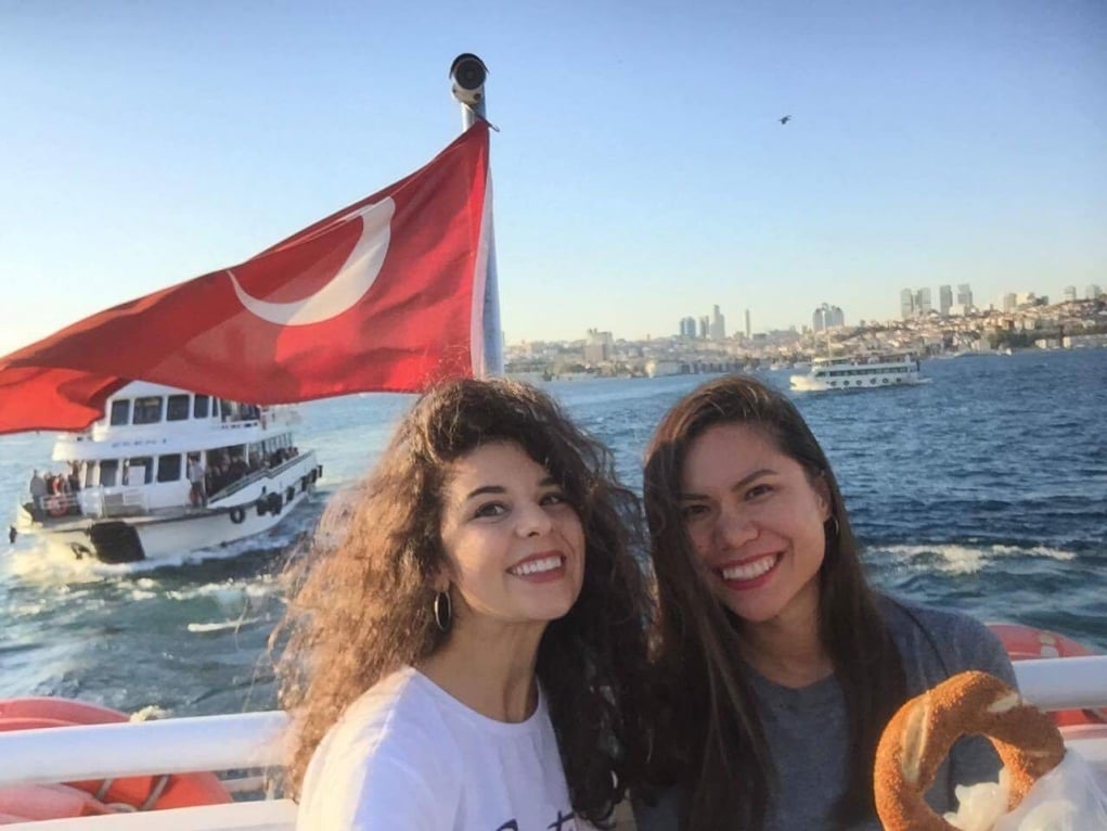 21. Bonus: Malta'daki Japon arkadaşım Türkiye'ye ziyaretime geldi.