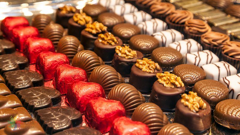 belçika’nın dünyaca bilinen çikolata markaları; godiva, leonidas, wittamer, marcolini.