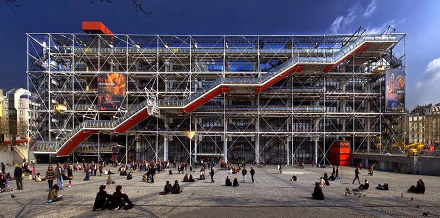 3. Pompidou Müzesi (Giriş 14 Euro)