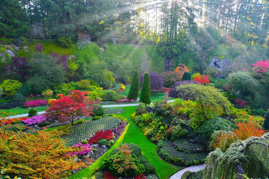 11. Butchart gardens