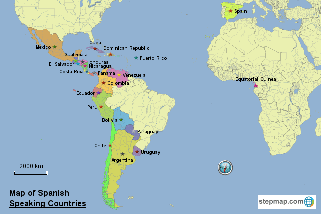 1. Dünyada 22 ülkede İspanyolca konuşuluyor.